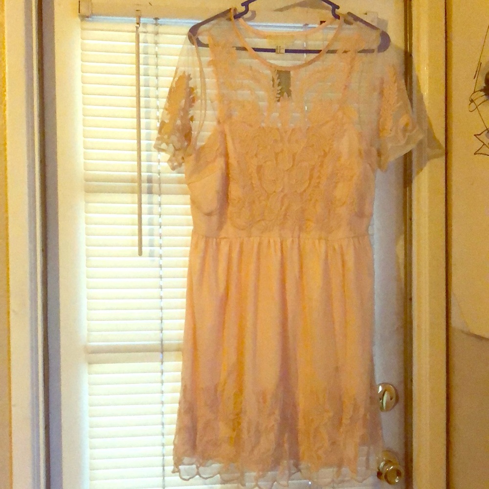 Pink Lace Forever 21 dress